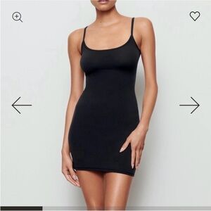 Skims Fits Everybody Slip Dress black Onyx